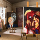 Melania Trump says she can no longer look at her husband without envisioning his skin peeling off and his entrails spilling out of his abdomen, as he depicted himself in numerous paintings.
